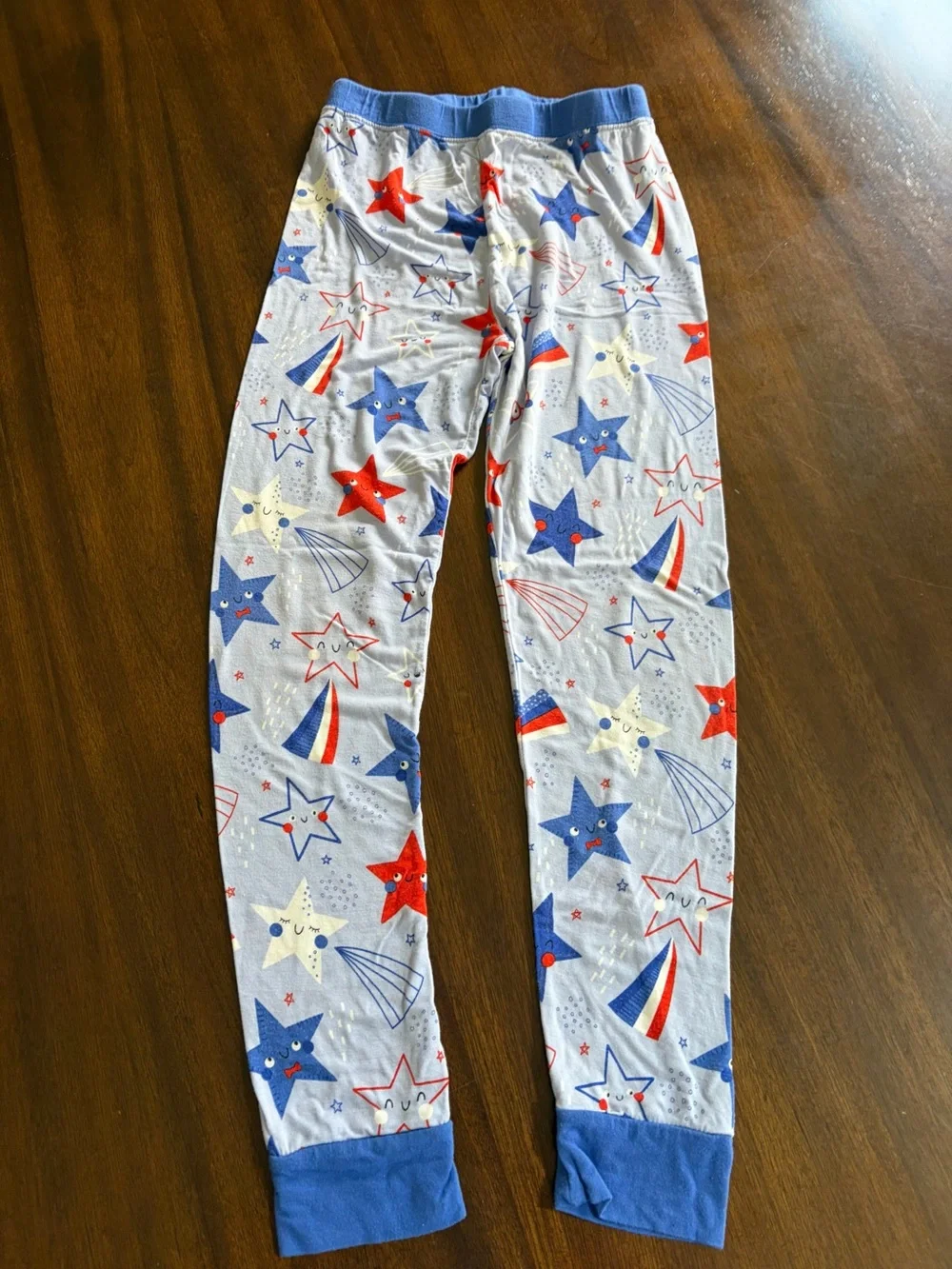 Little Sleepies Red & Blue Star Short Sleeve Pajama Set